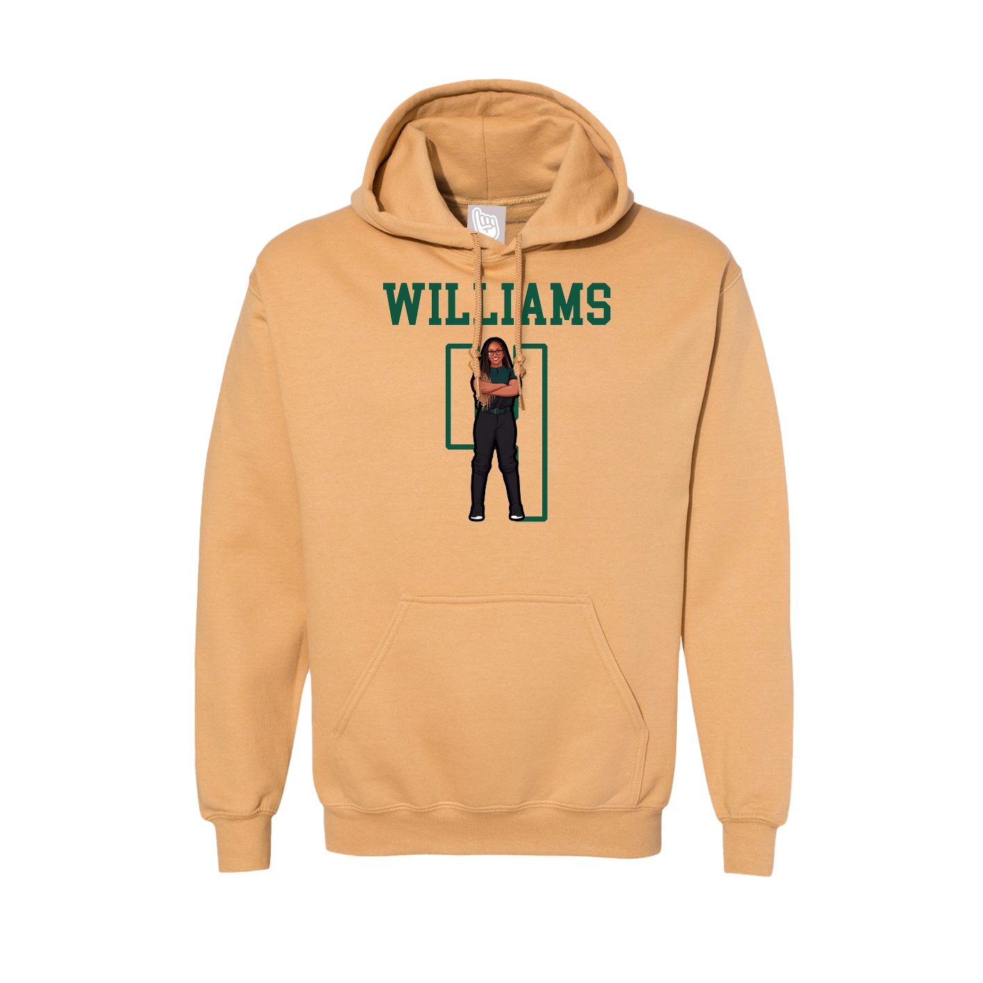 Hoodie — Shirsey in Vegas Gold