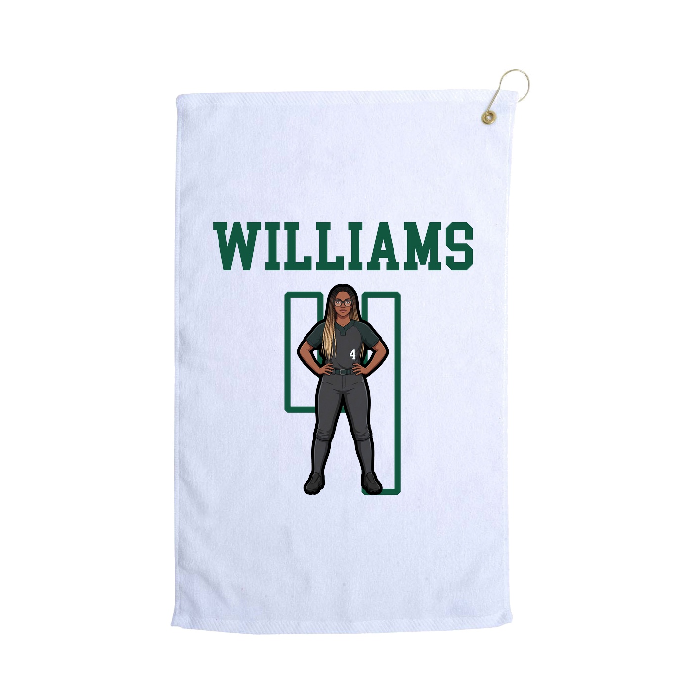 Golf Towel — Shirsey in White