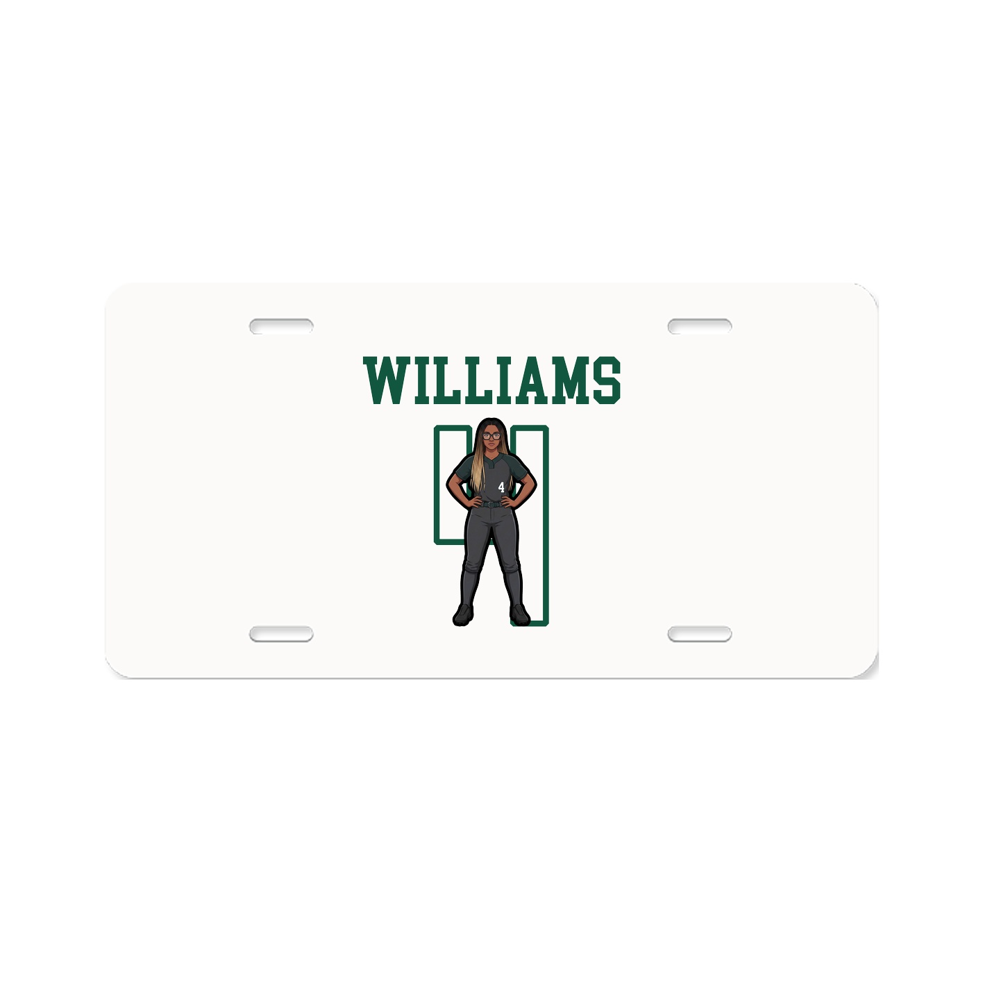 License Plate — Shirsey in Classic