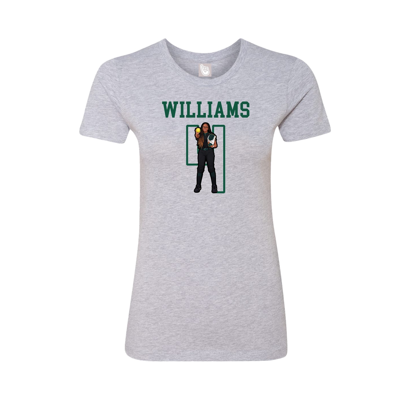 Fitted Women's Tee — Shirsey in Grey