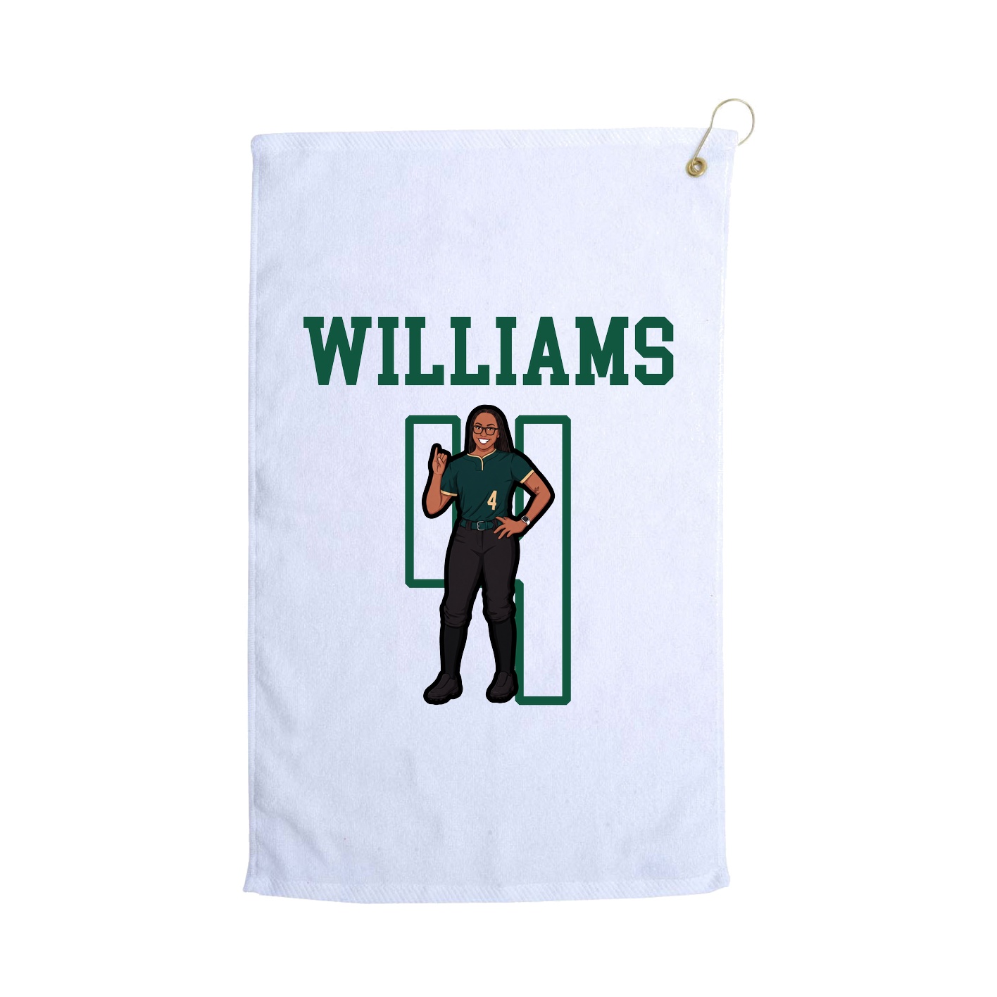 Golf Towel — Shirsey in White