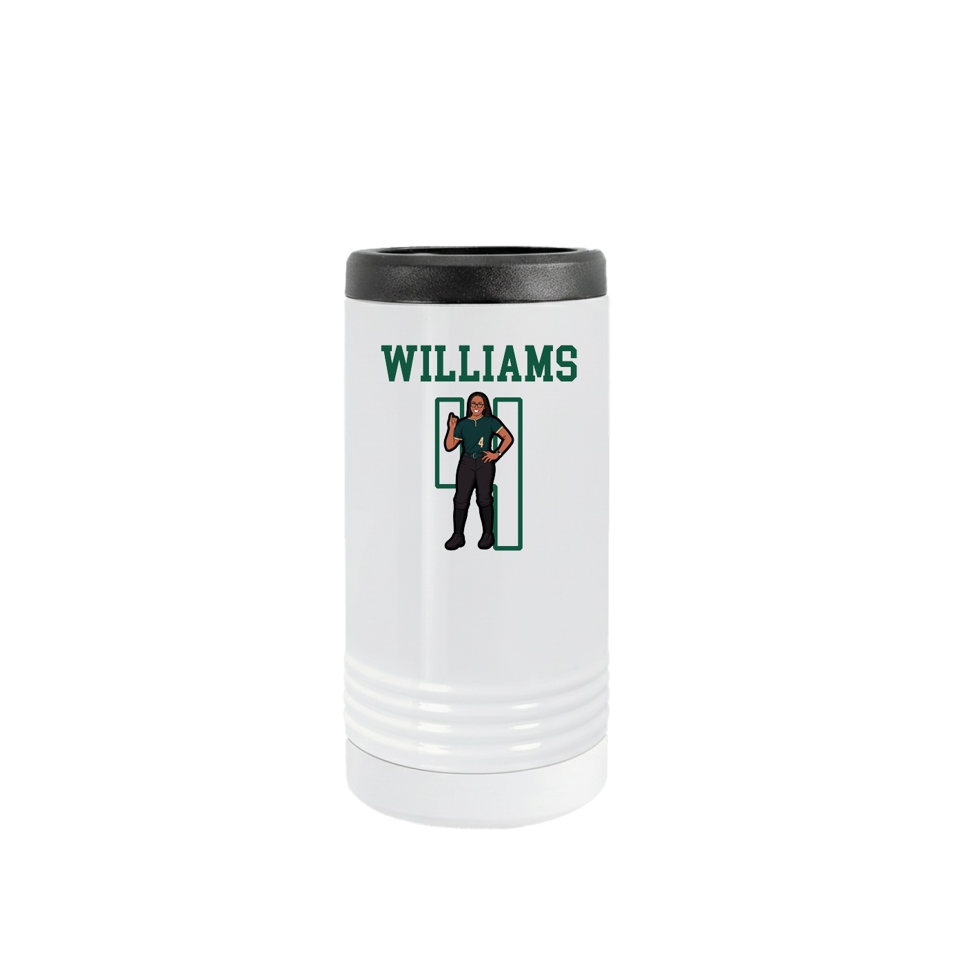 Slim Beverage Holder — Shirsey in White