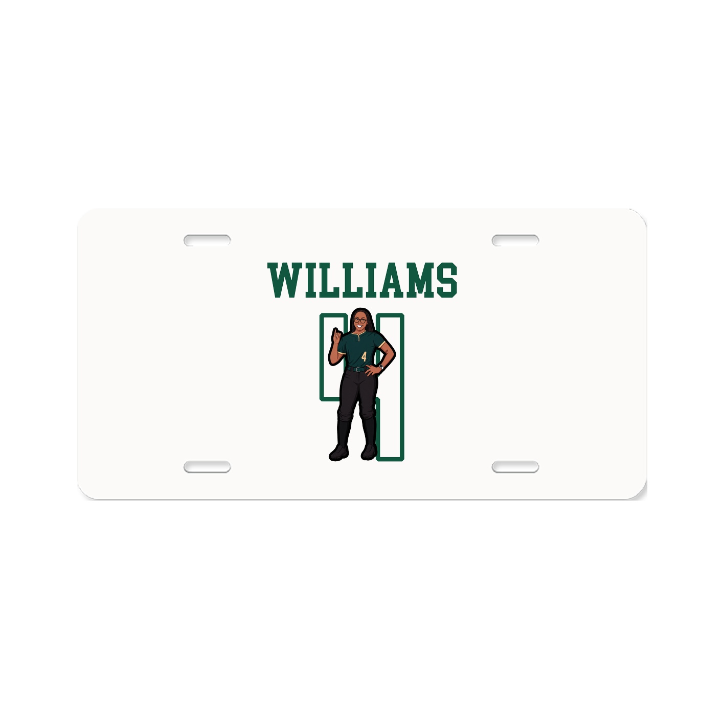 License Plate — Shirsey in Classic