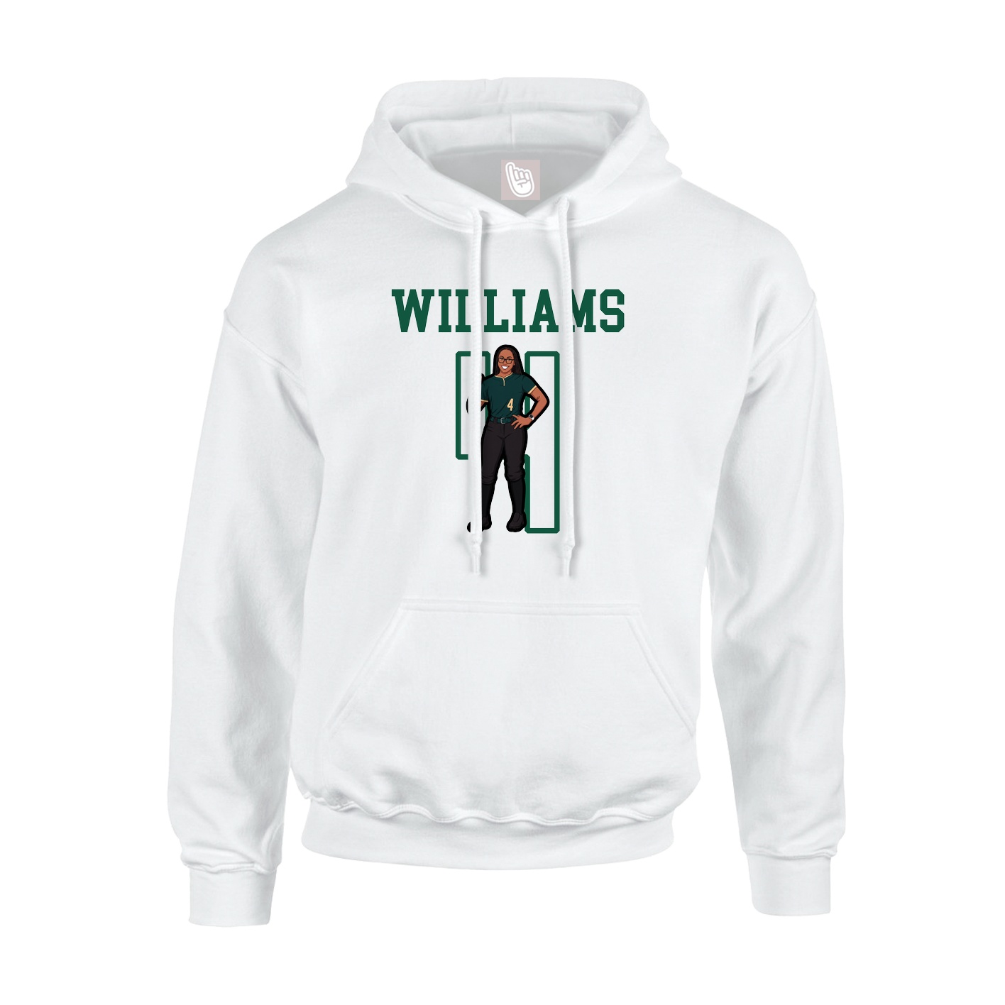 Youth Hoodie — Shirsey in White
