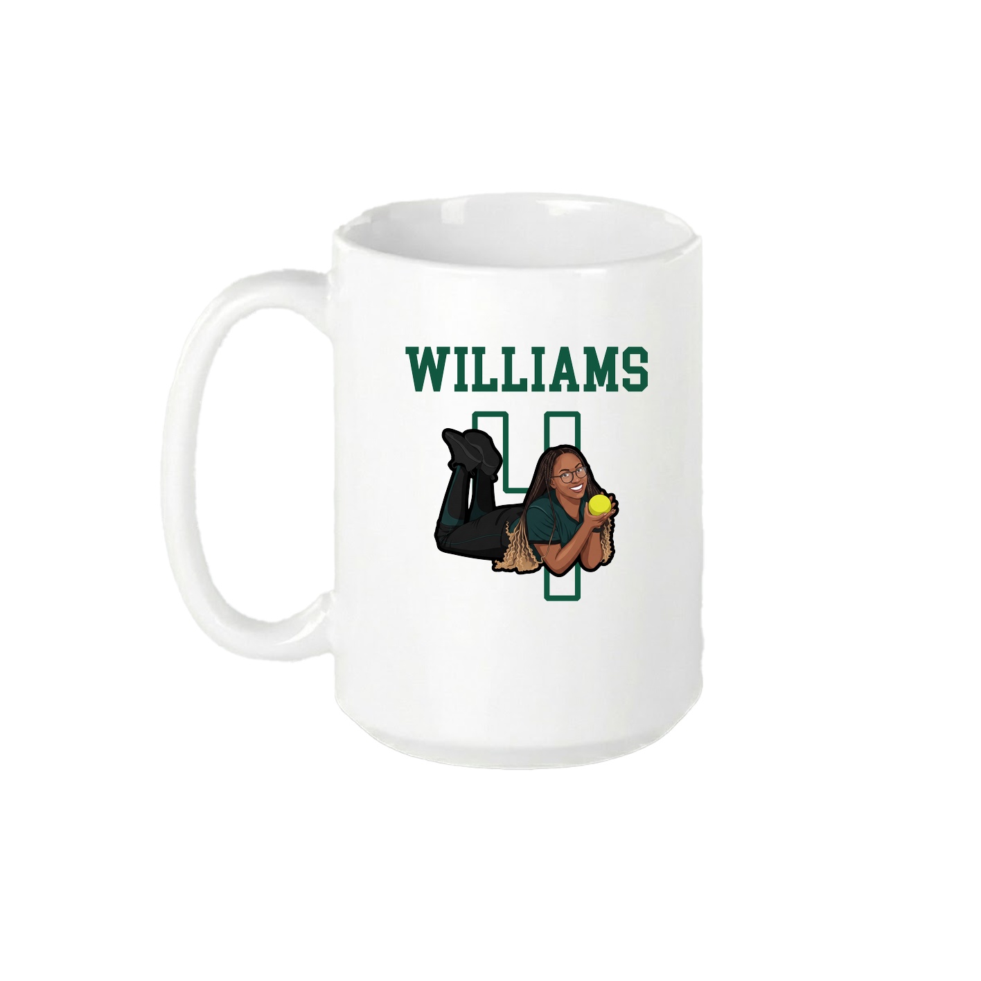 15oz Coffee Mug — Shirsey in White
