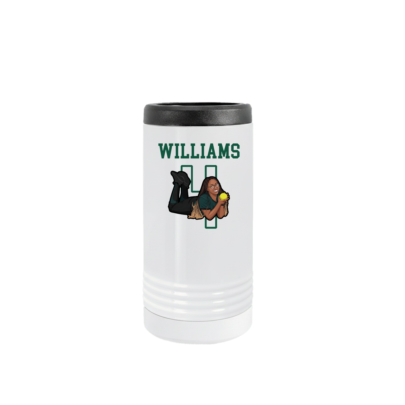 Slim Beverage Holder — Shirsey in White