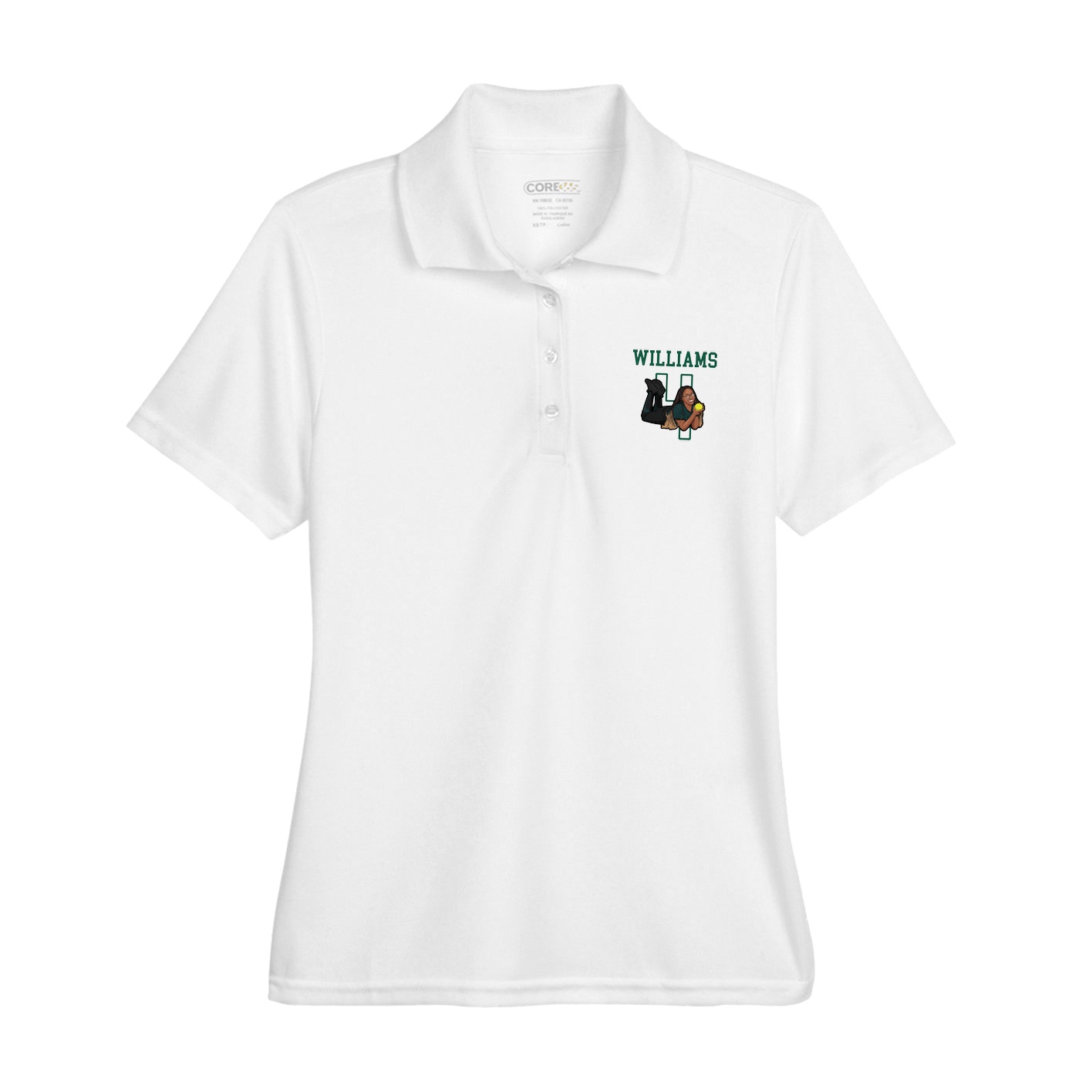 Womens Performance Polo — Shirsey in White