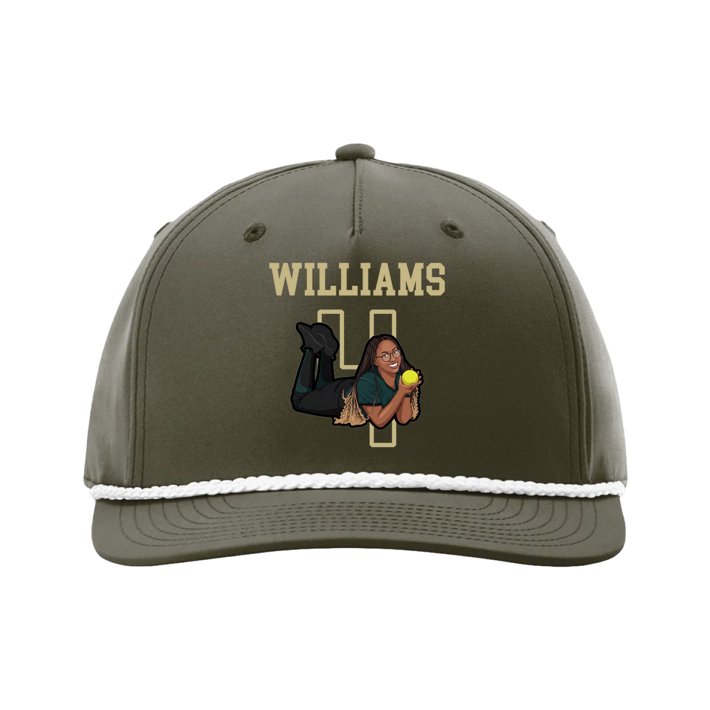Five-Panel Classic Rope Cap — Shirsey in Green