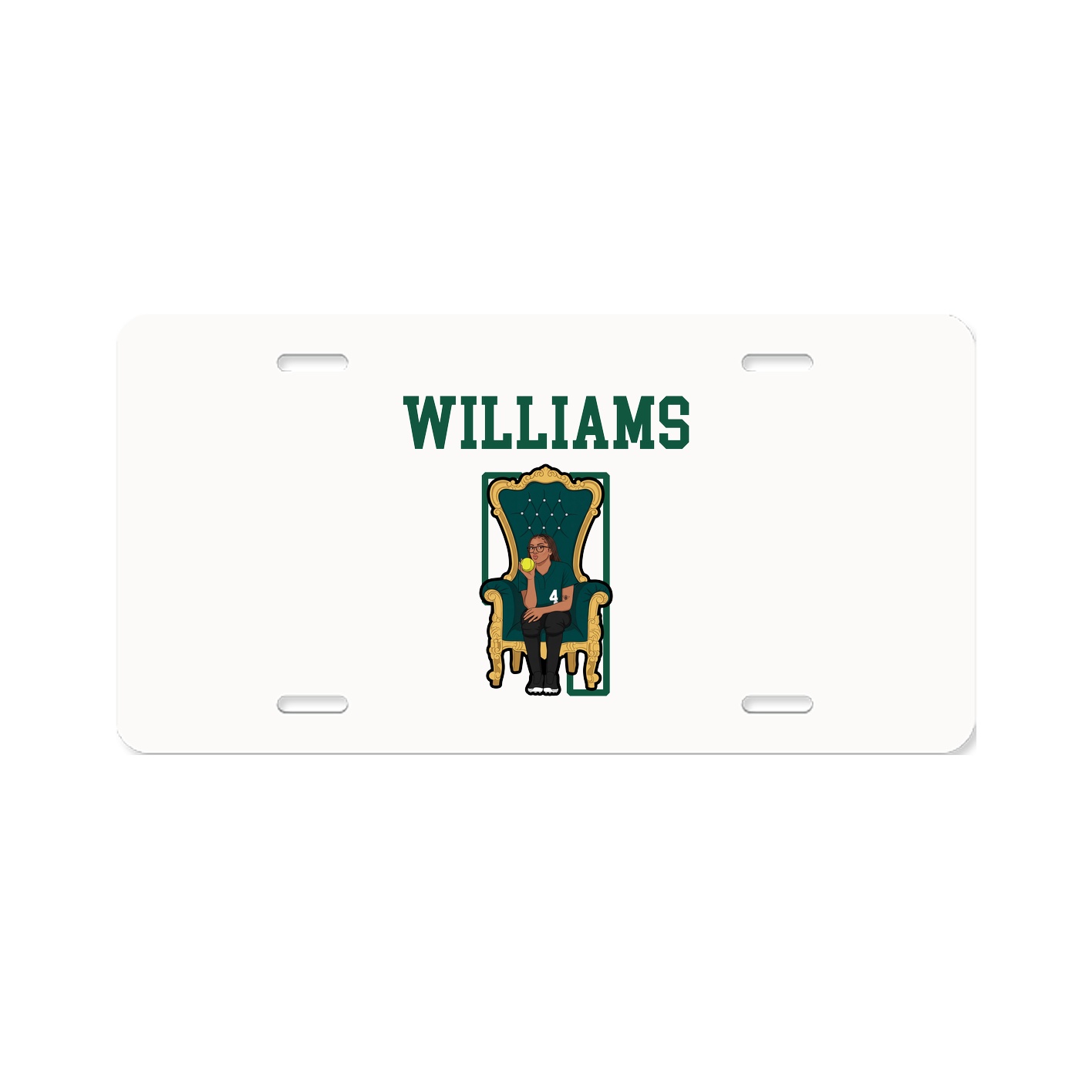 License Plate — Shirsey in Classic