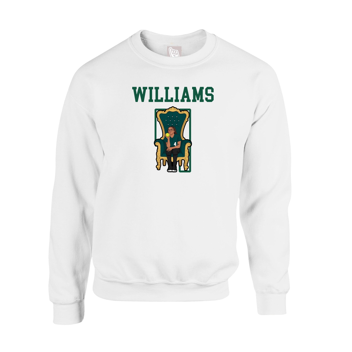 Fleece Crew — Shirsey in White