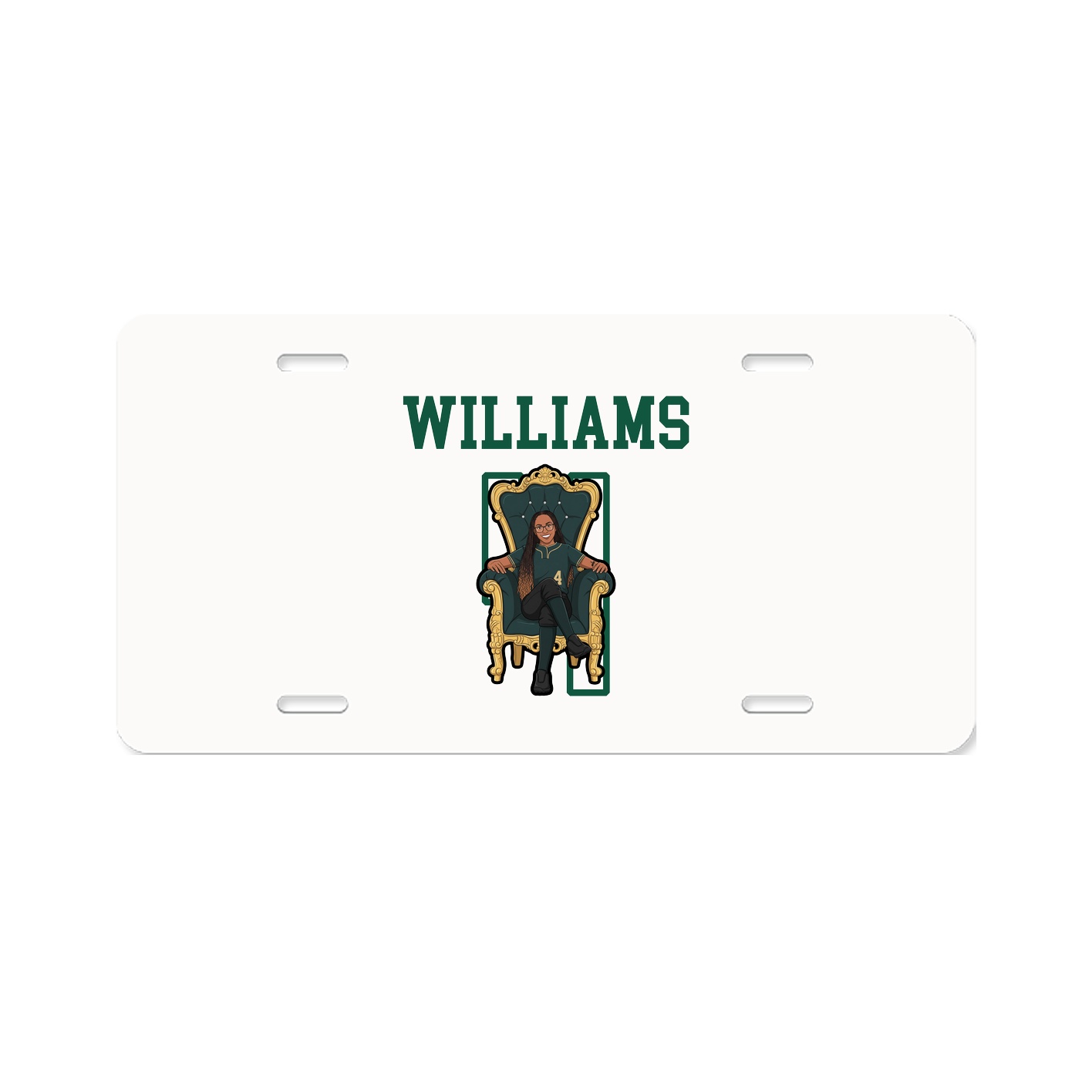 License Plate — Shirsey in Classic