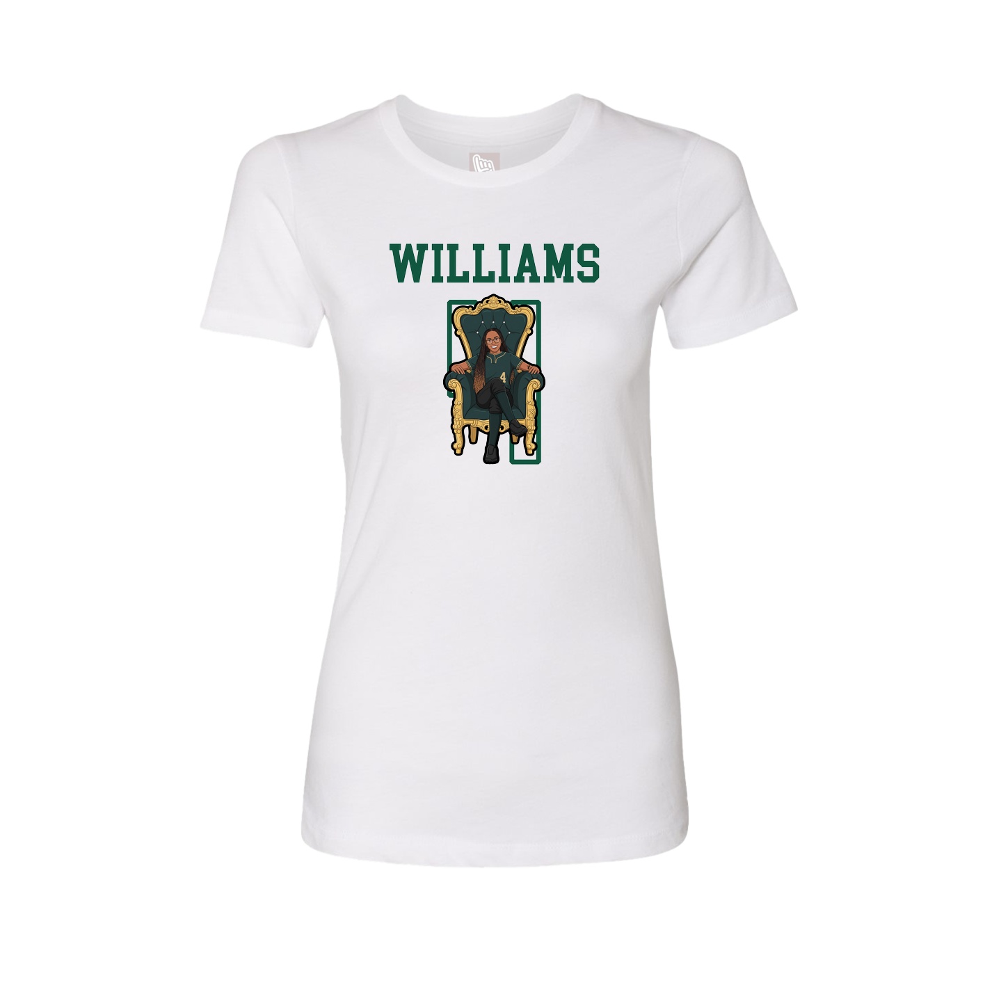 Fitted Women's Tee — Shirsey in White