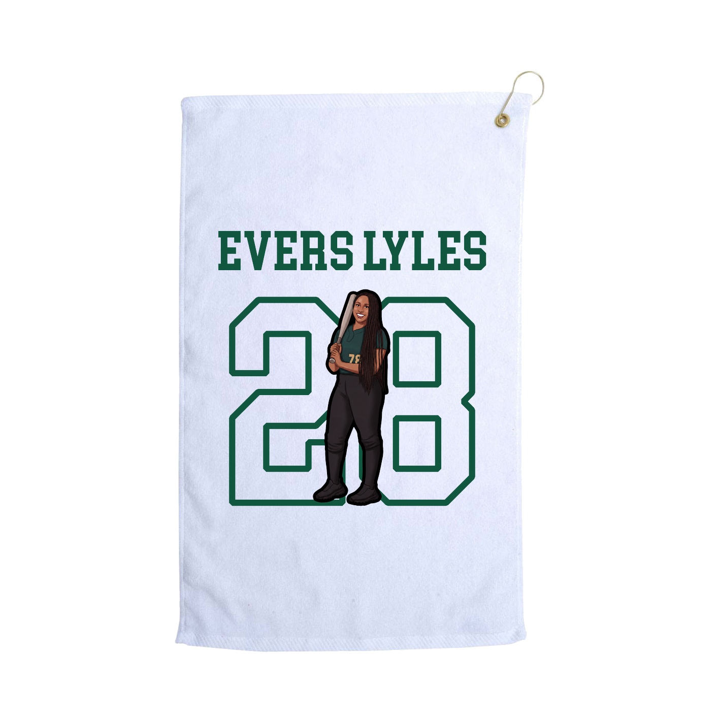 Golf Towel — Shirsey in White