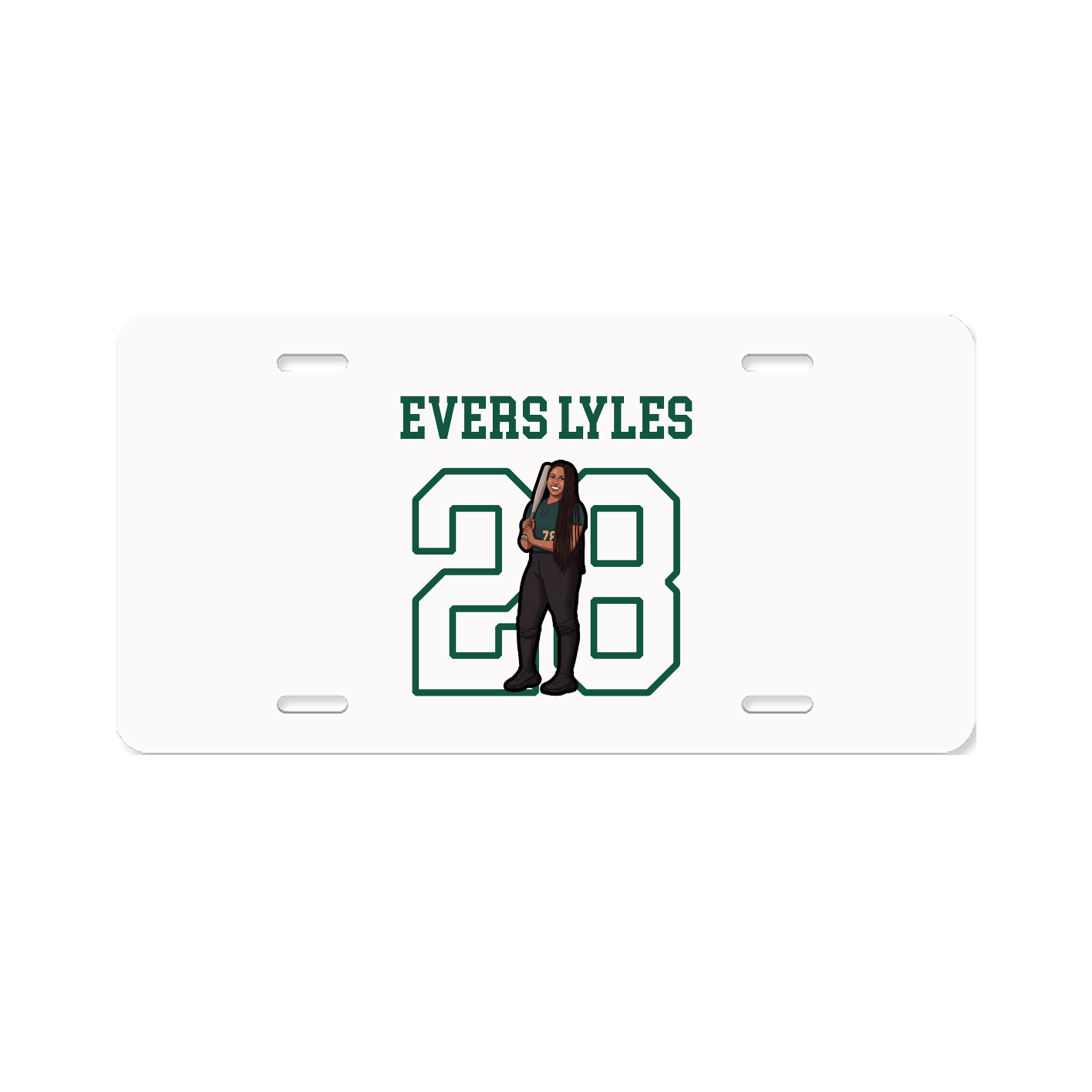 License Plate — Shirsey in Classic