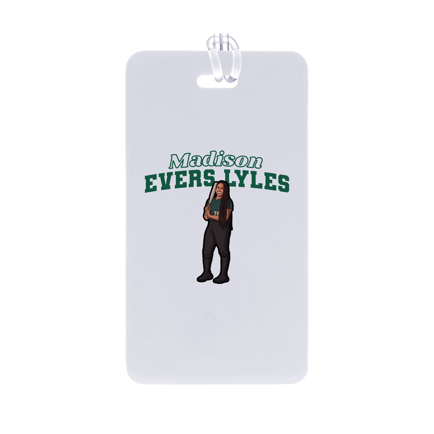 Bag Tag — Name Arch in Classic