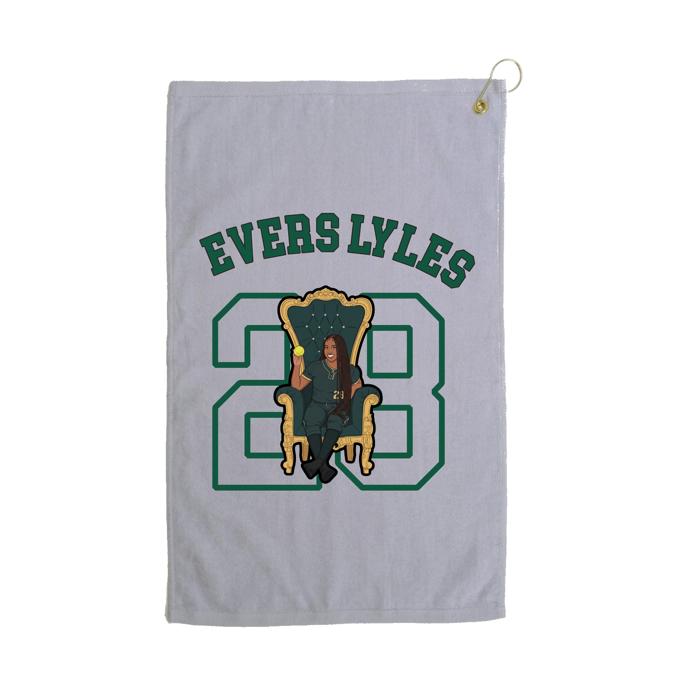 Golf Towel — Shirsey Arch in Grey