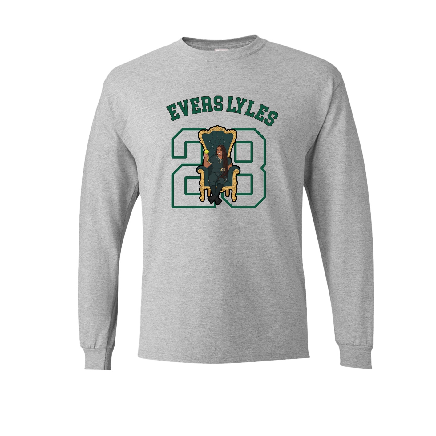 Long Sleeve Tee — Shirsey Arch in Grey