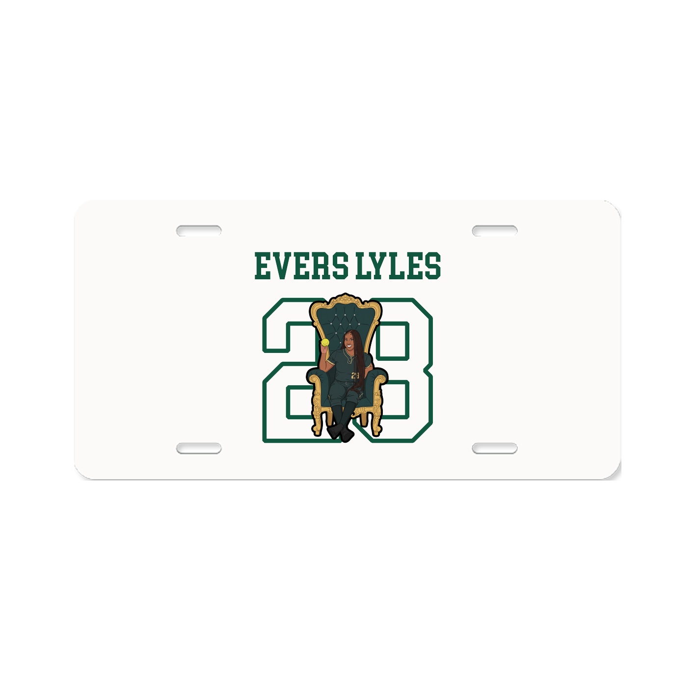 License Plate — Shirsey in Classic