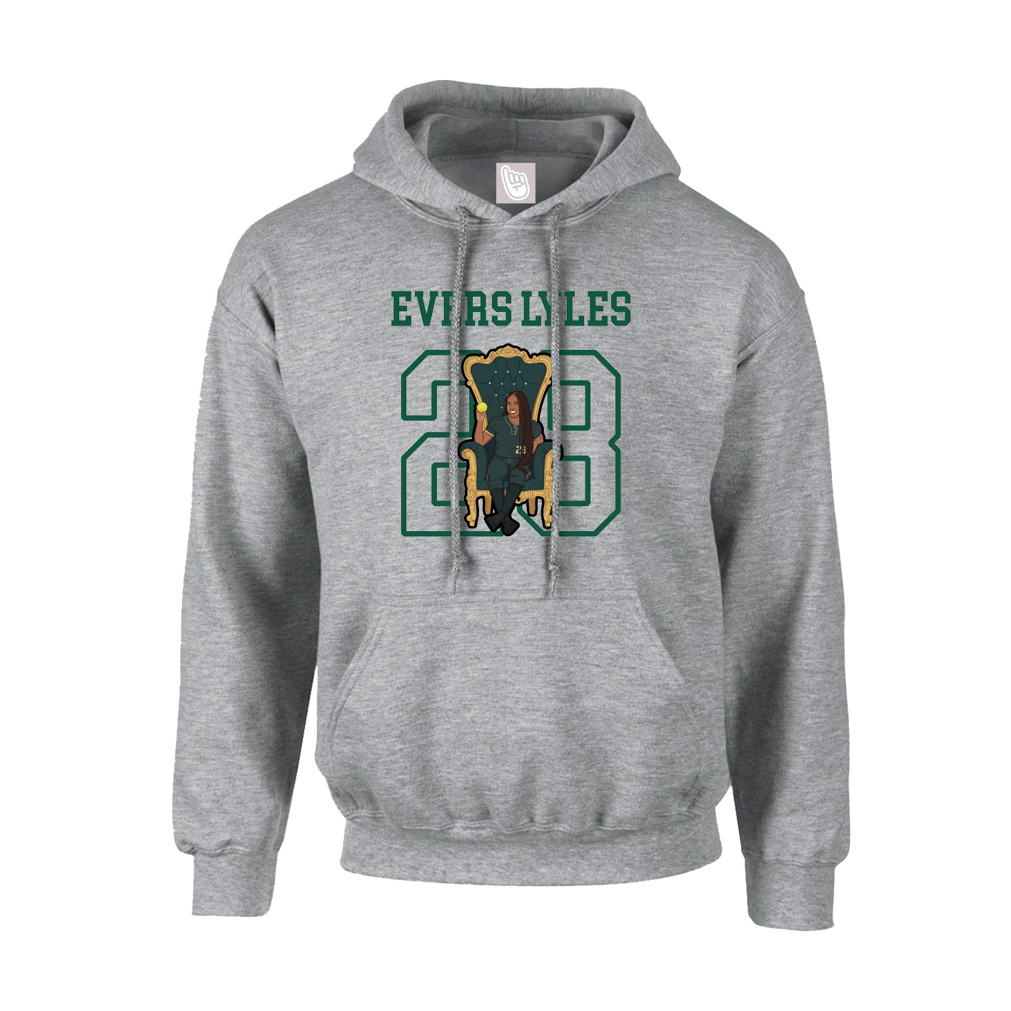 Hoodie — Shirsey in Grey
