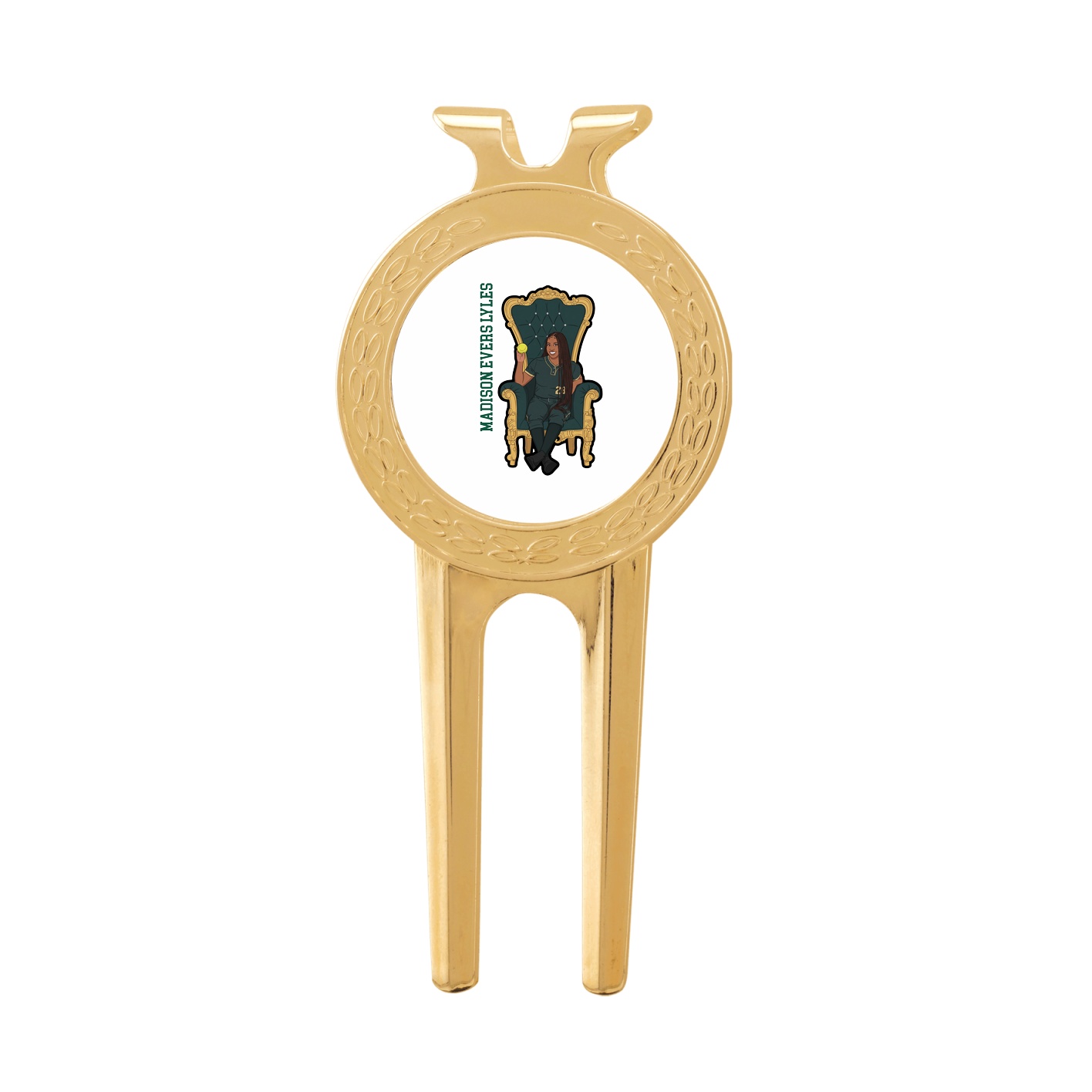 Divot Tool with Ball Marker — Name Vertical in Classic