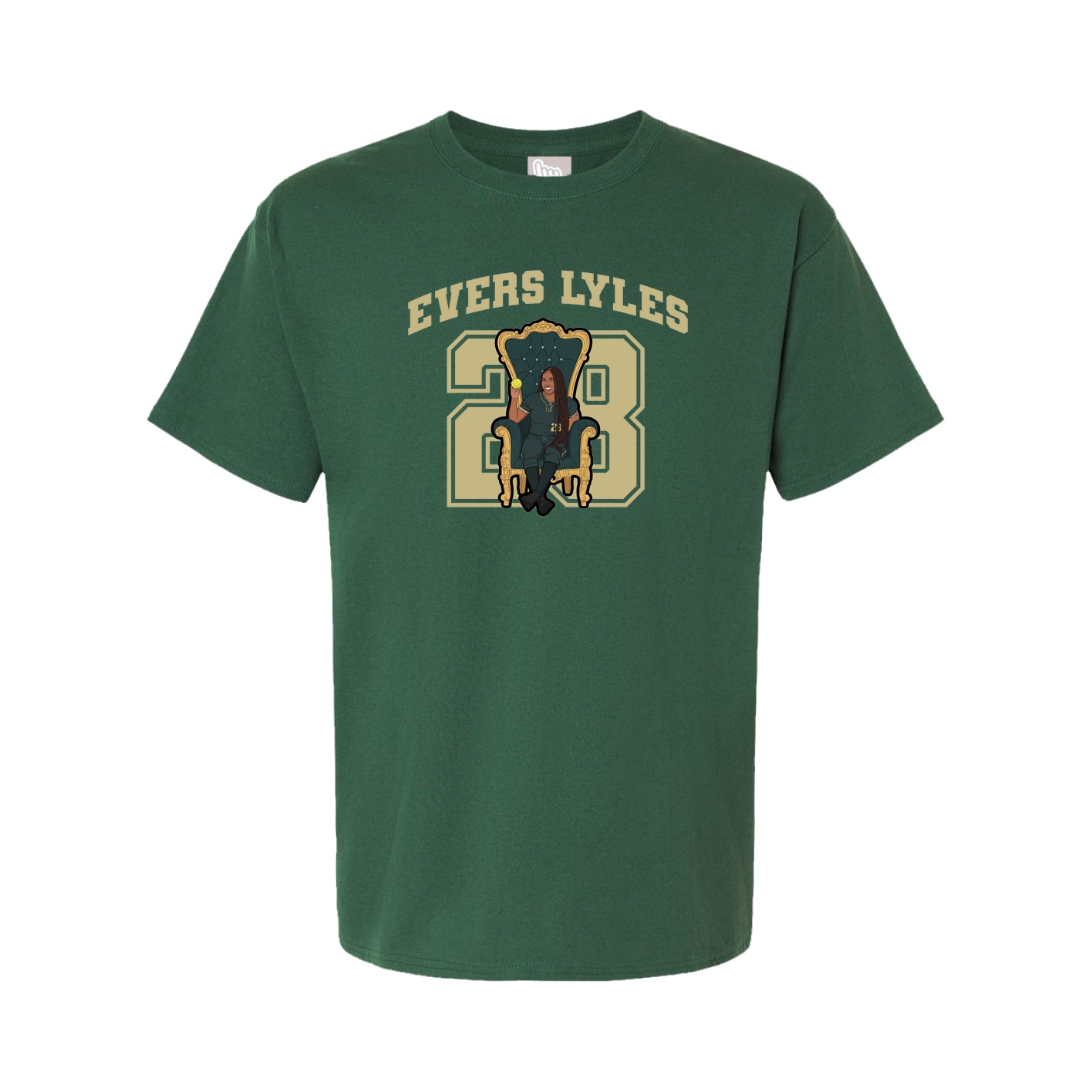Tee — Number in Green