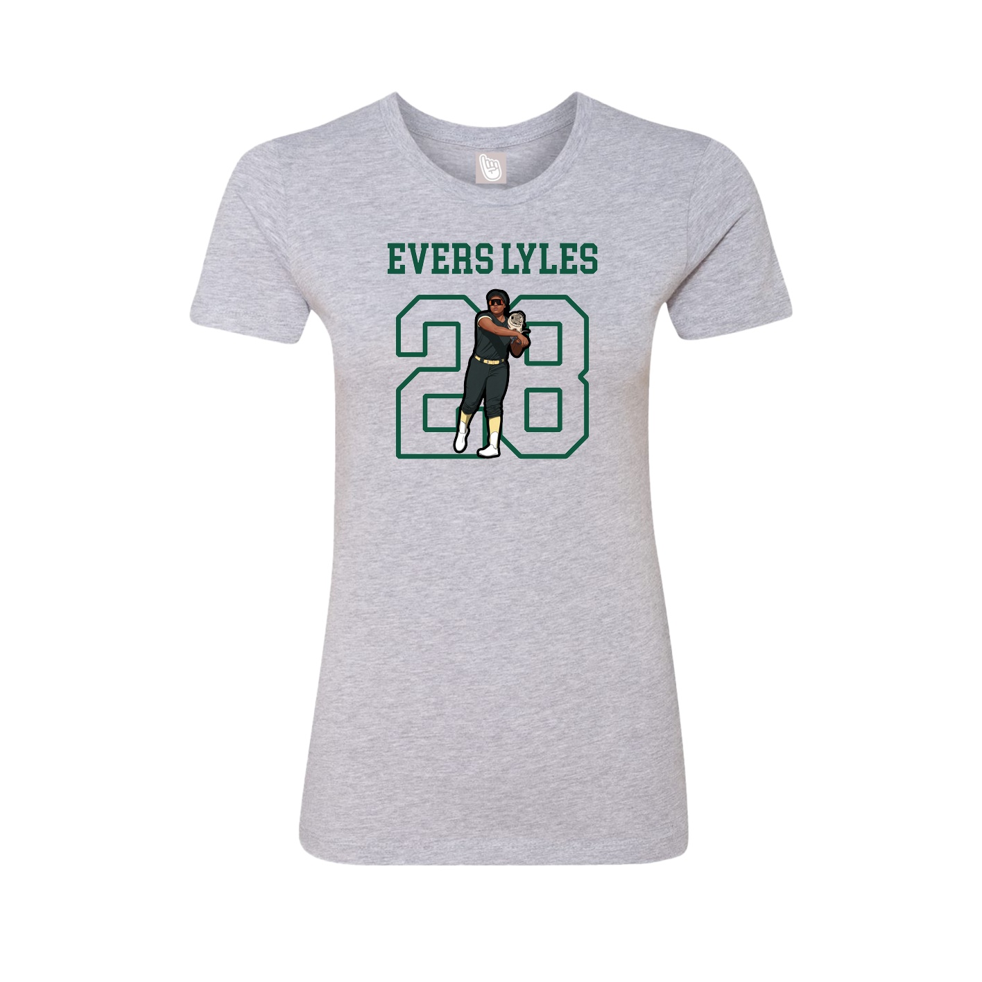 Fitted Women's Tee — Shirsey in Grey