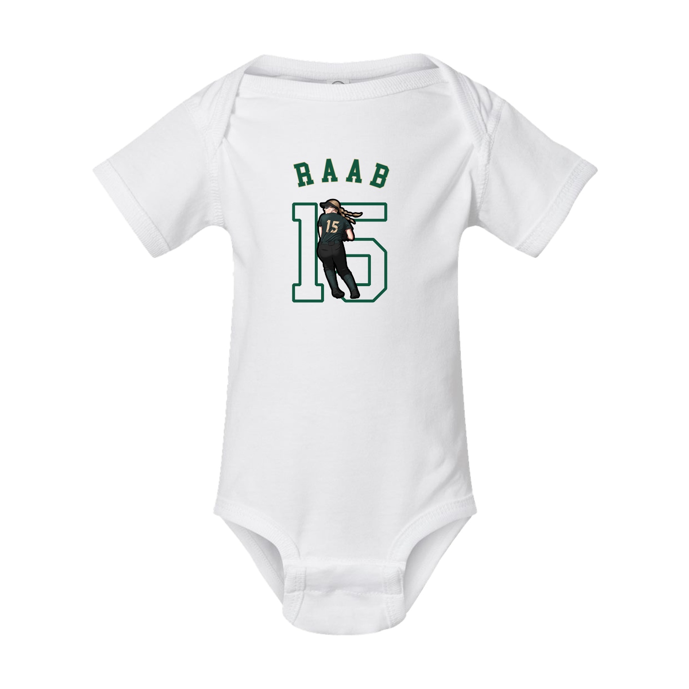 Baby Onesie — Shirsey Arch in White