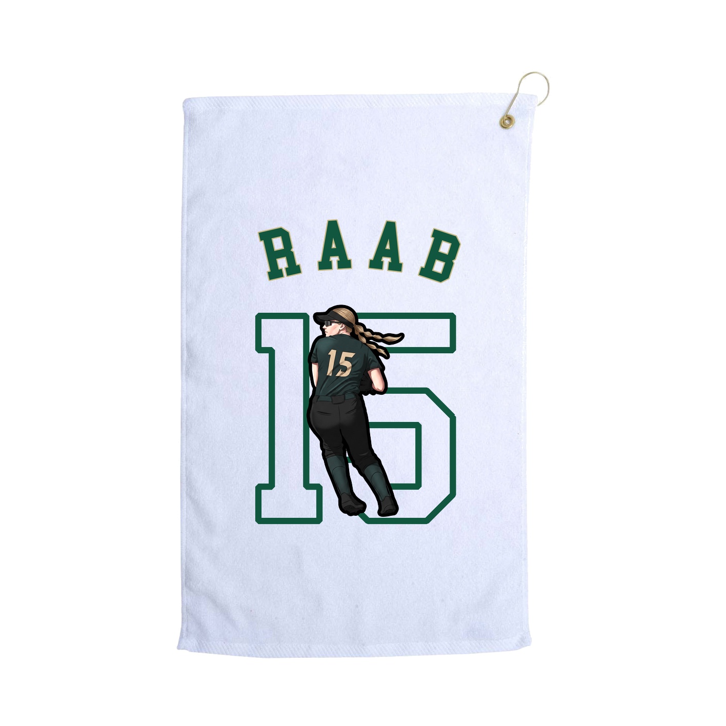 Golf Towel — Shirsey Arch in White