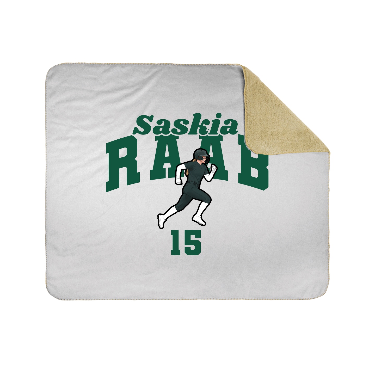 Throw Blanket — Signature Arch in White
