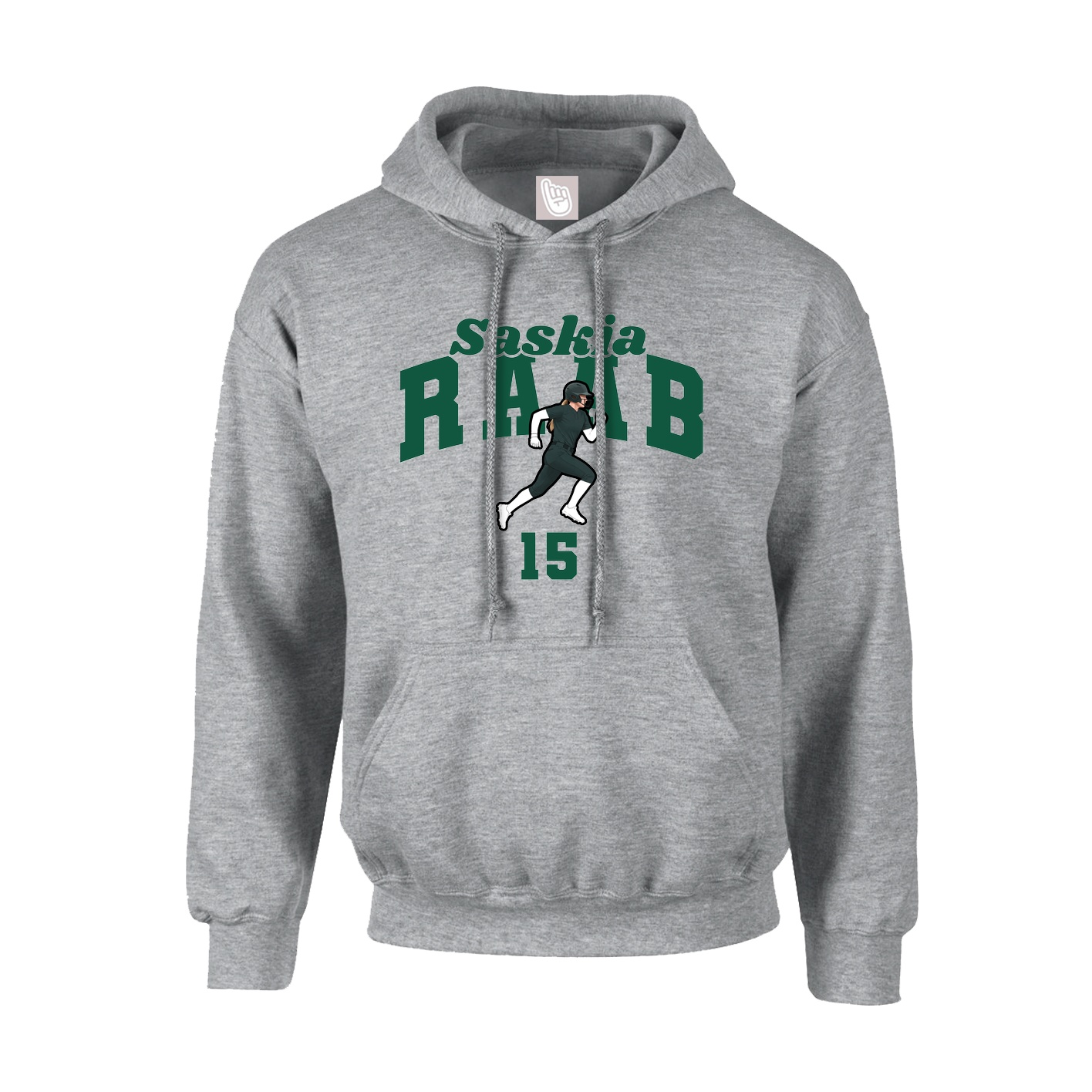 Hoodie — Signature Arch in Grey