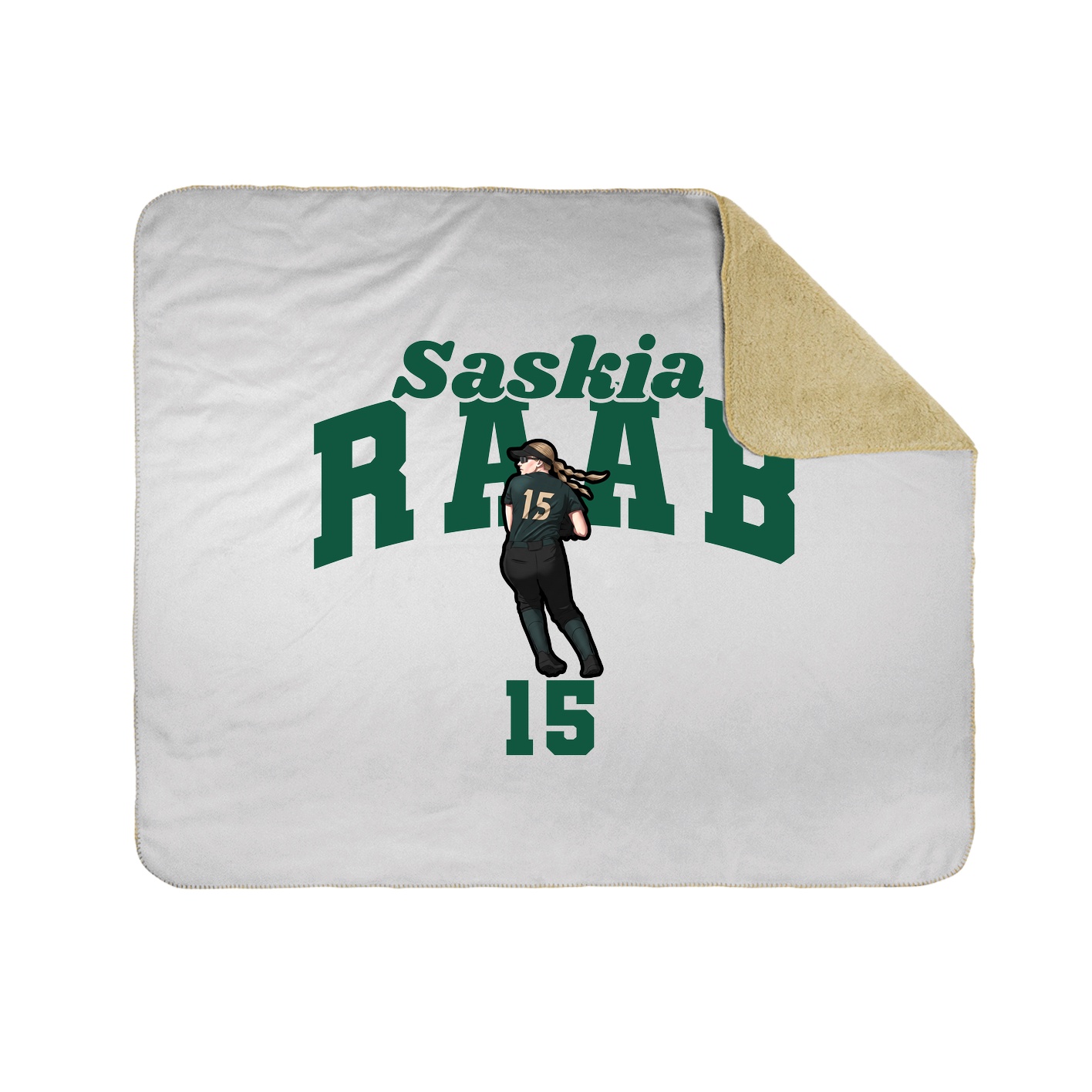 Throw Blanket — Signature Arch in White
