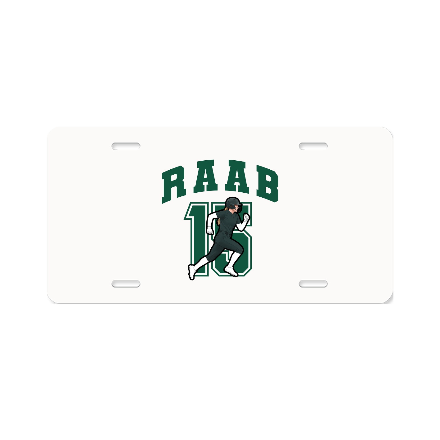 License Plate — Number in Classic