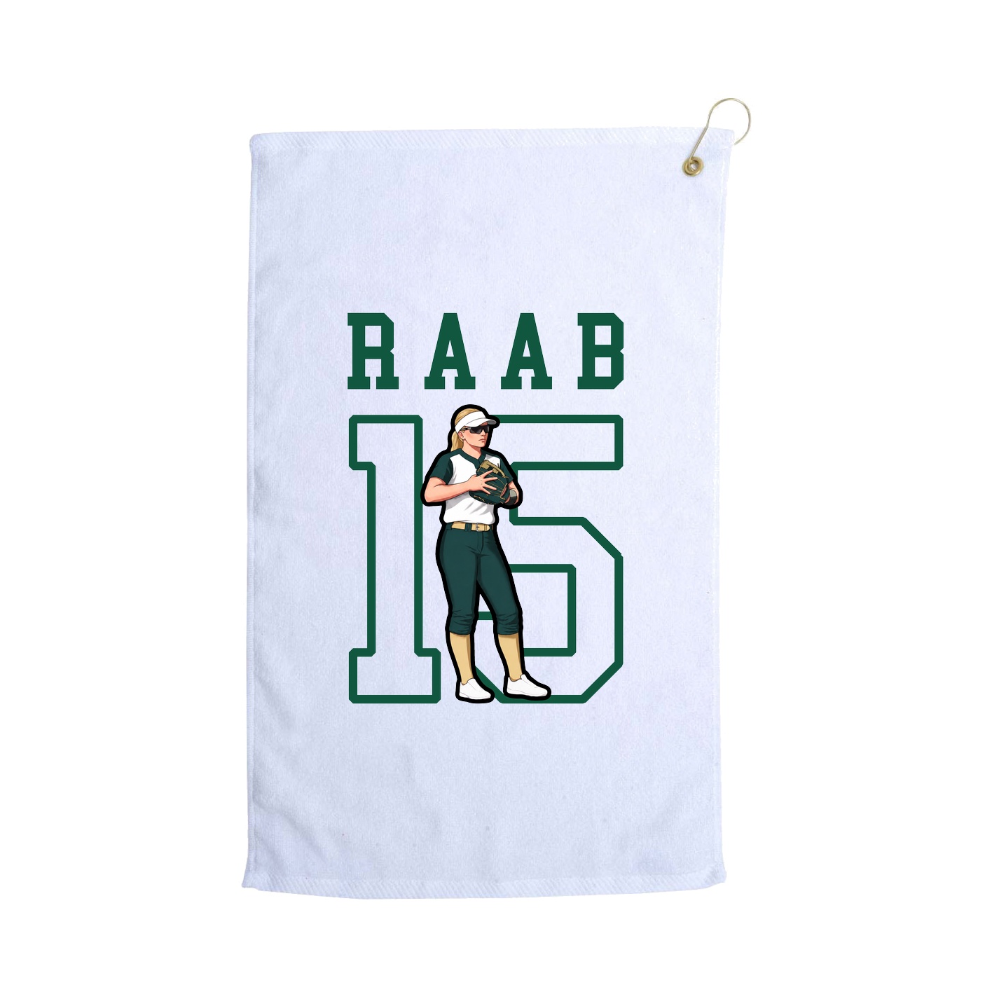 Golf Towel — Shirsey in White