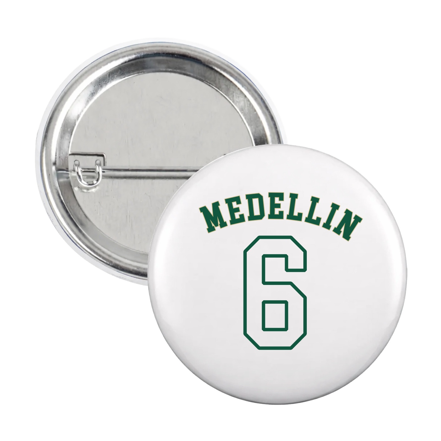 Game Day Button — Shirsey Arch in White