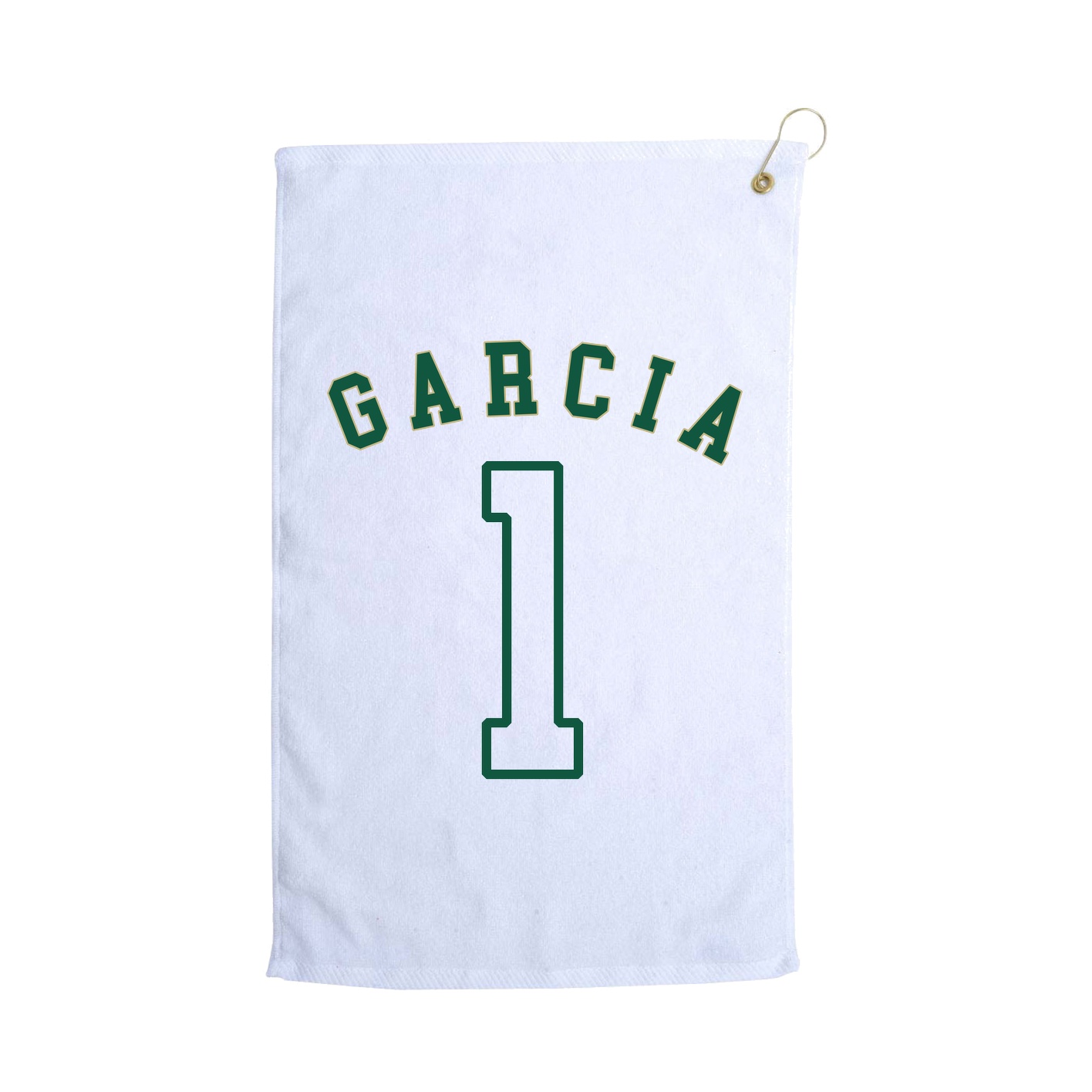 Golf Towel — Shirsey Arch in White