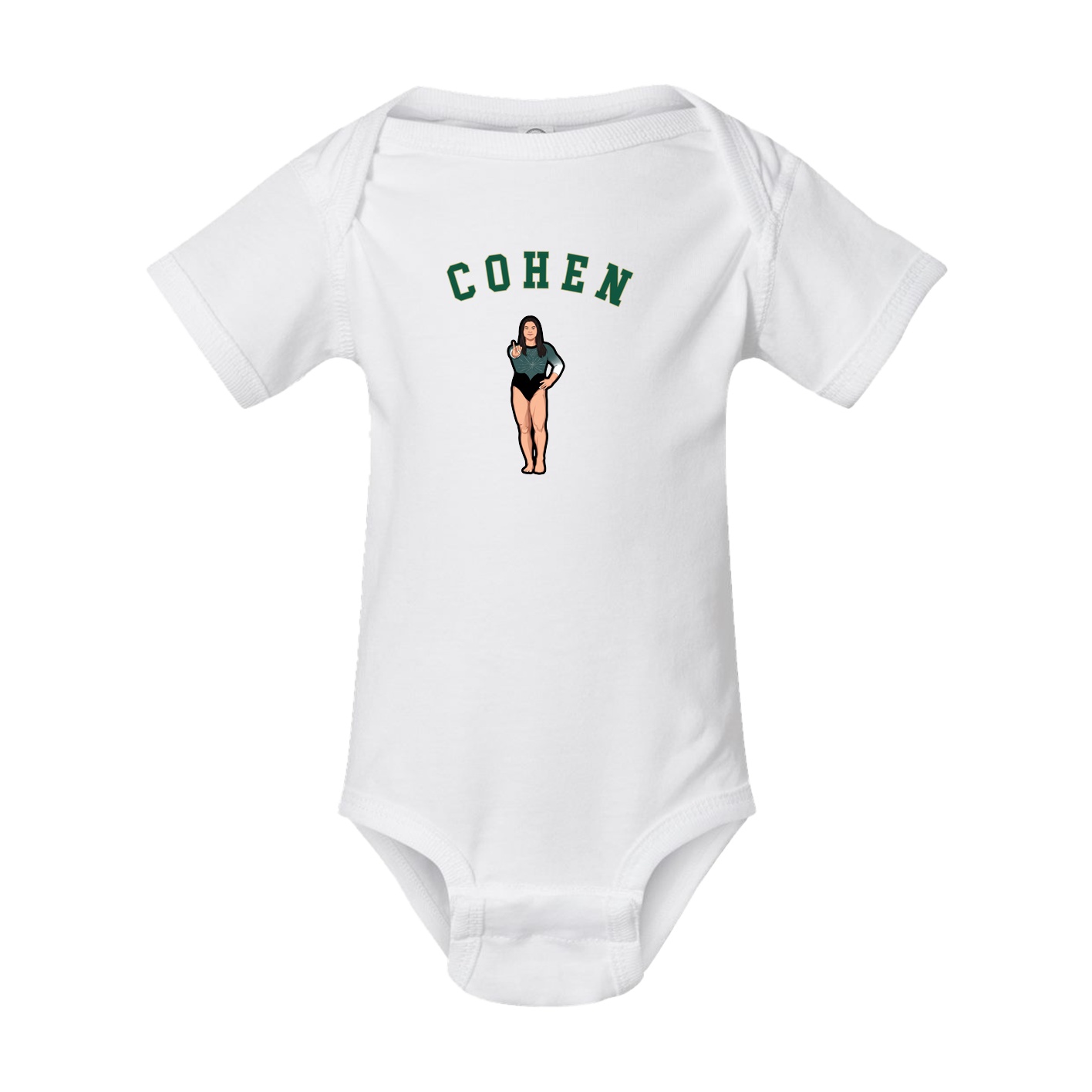 Baby Onesie — Shirsey Arch in White