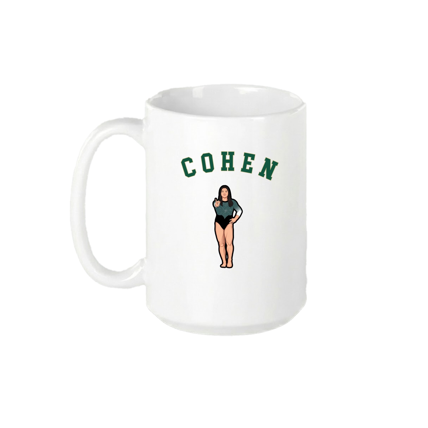 15oz Coffee Mug — Shirsey Arch in White