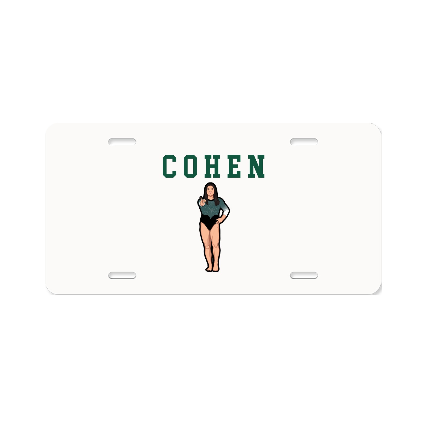 License Plate — Shirsey in Classic