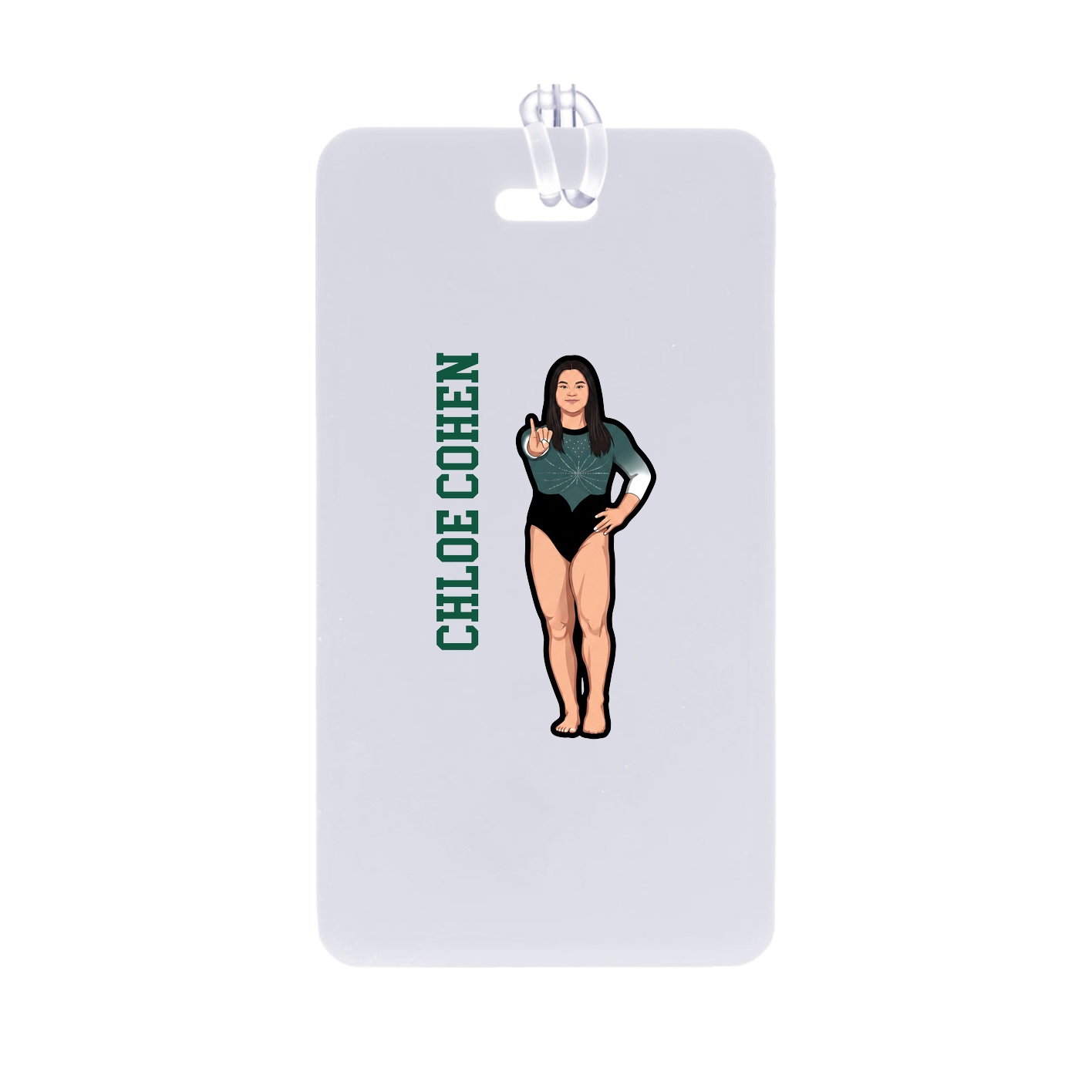 Bag Tag — Name Vertical in Classic