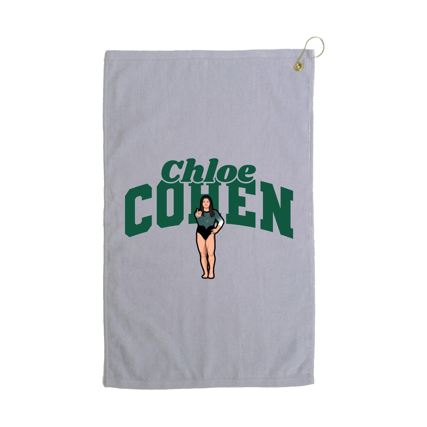 Golf Towel — Signature Arch in Grey
