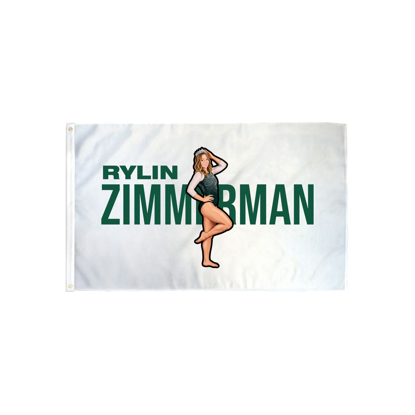 3x5 Flag — Player Name in Classic