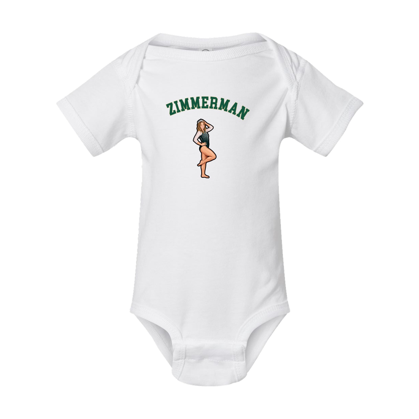 Baby Onesie — Shirsey Arch in White