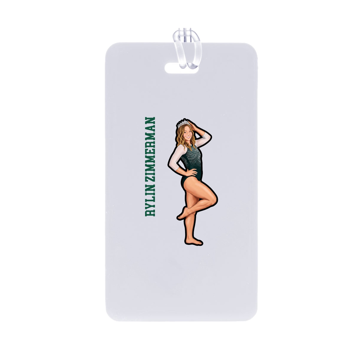 Bag Tag — Name Vertical in Classic