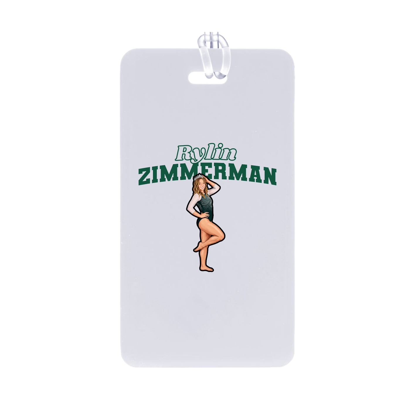Bag Tag — Name Arch in Classic