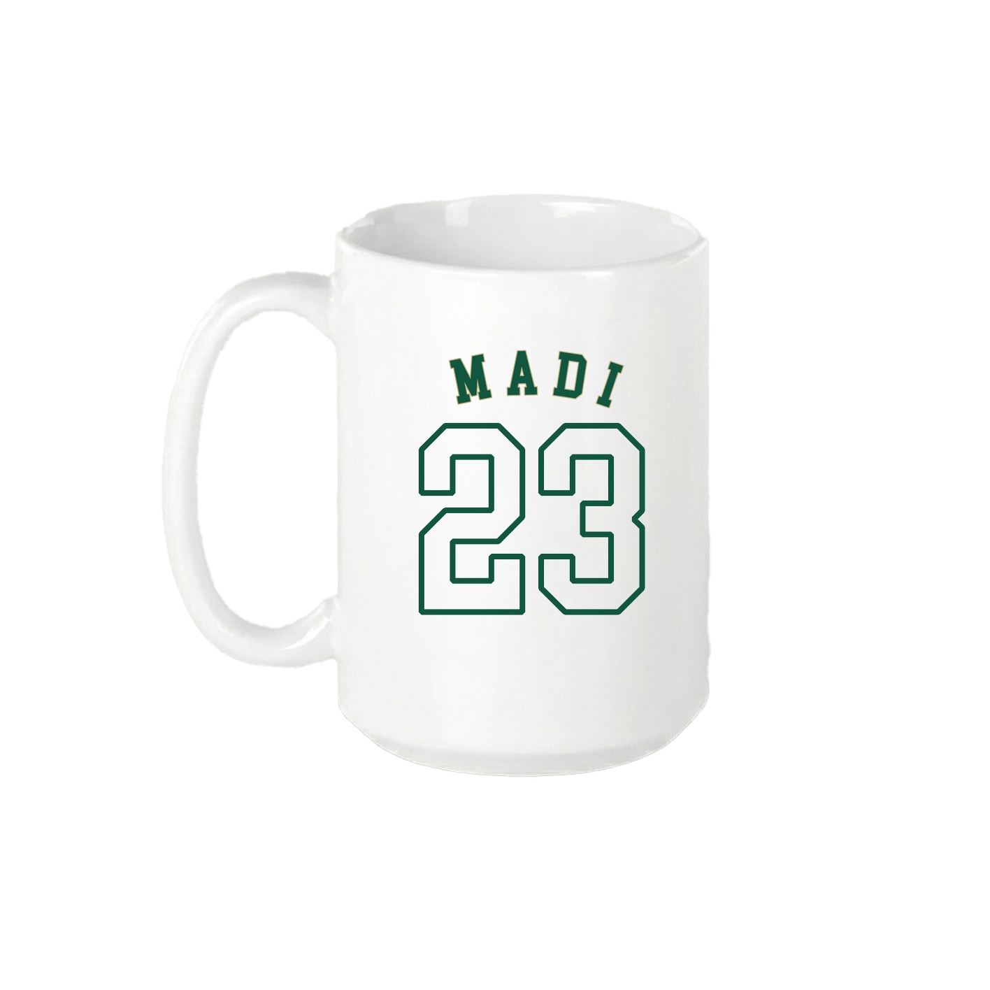 15oz Coffee Mug — Shirsey Arch in White