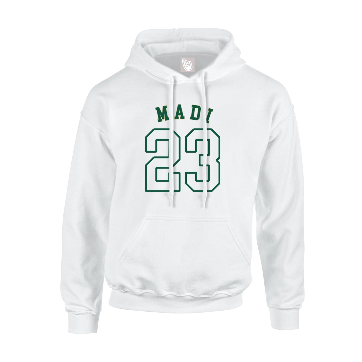 Hoodie — Shirsey Arch in White