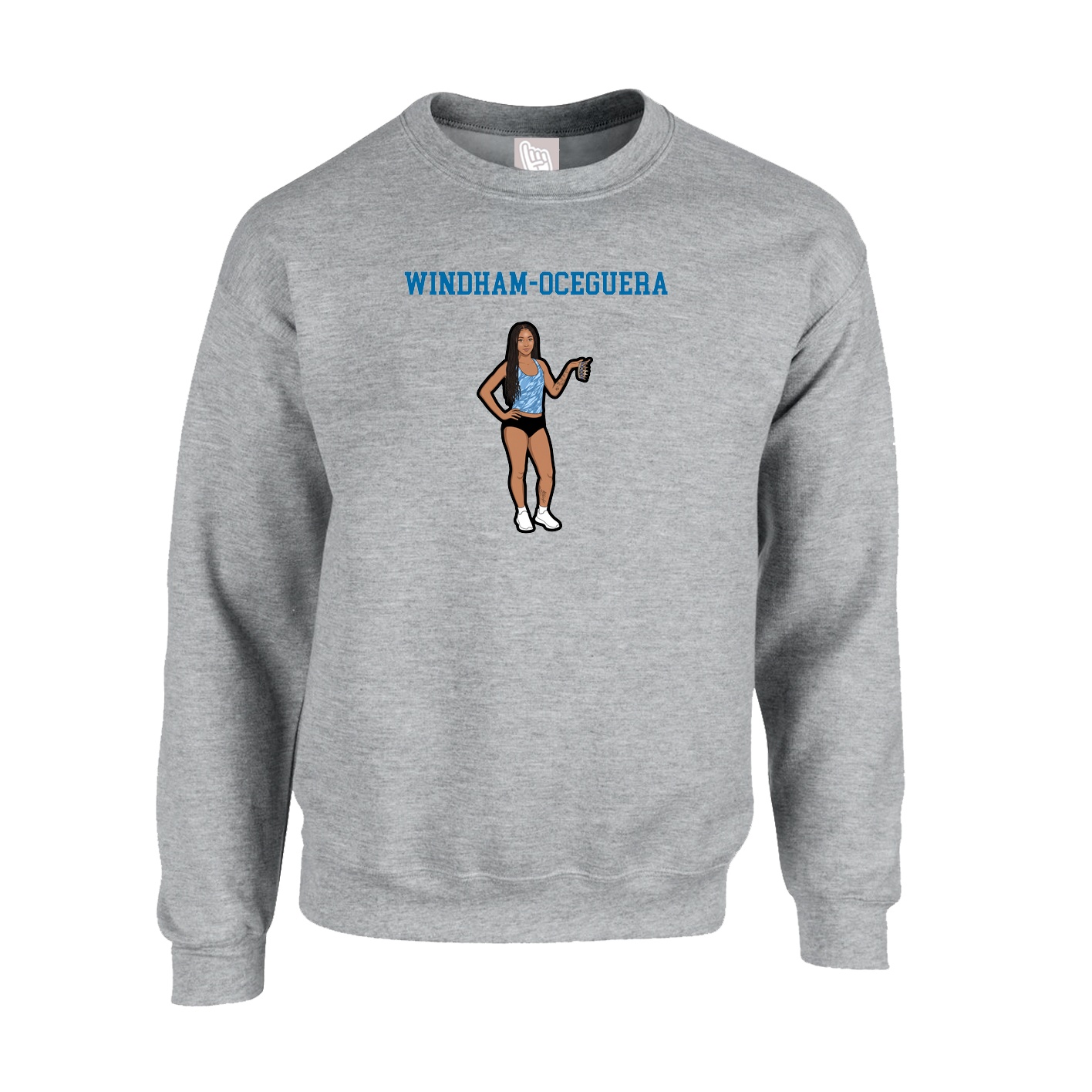 Fleece Crew — Shirsey in Grey
