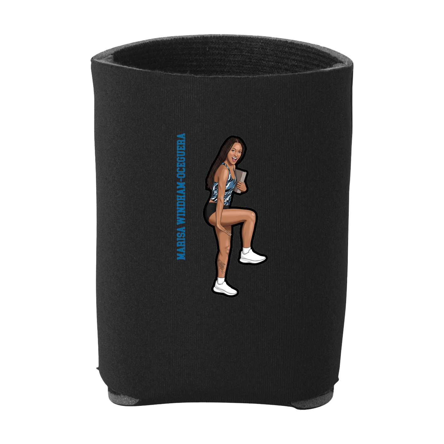 Can Holder — Name Vertical in Black