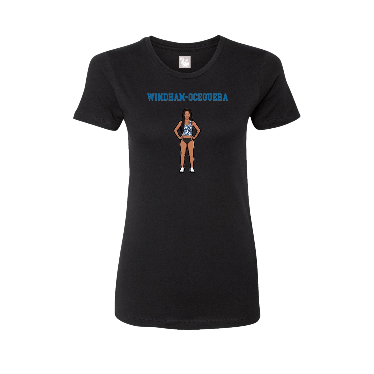 Fitted Women's Tee — Shirsey in Black