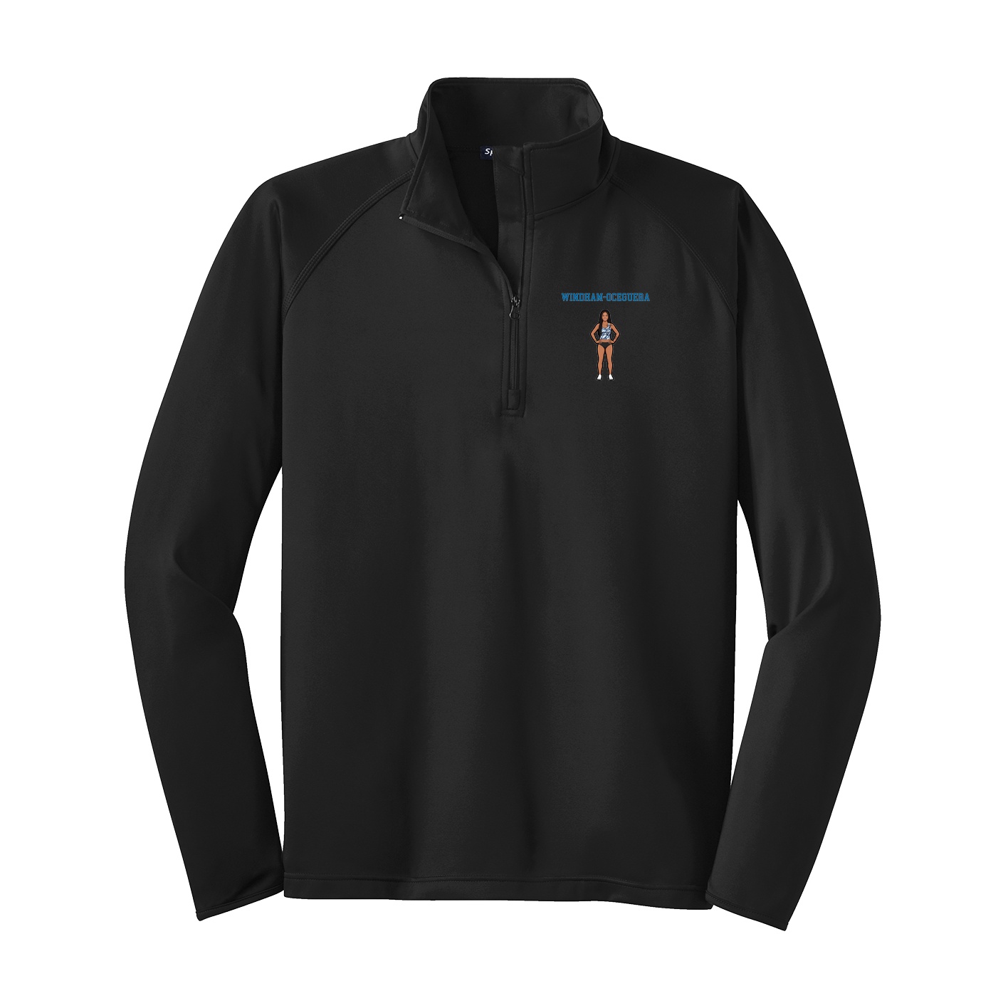Q-Zip Pullover — Shirsey in Black